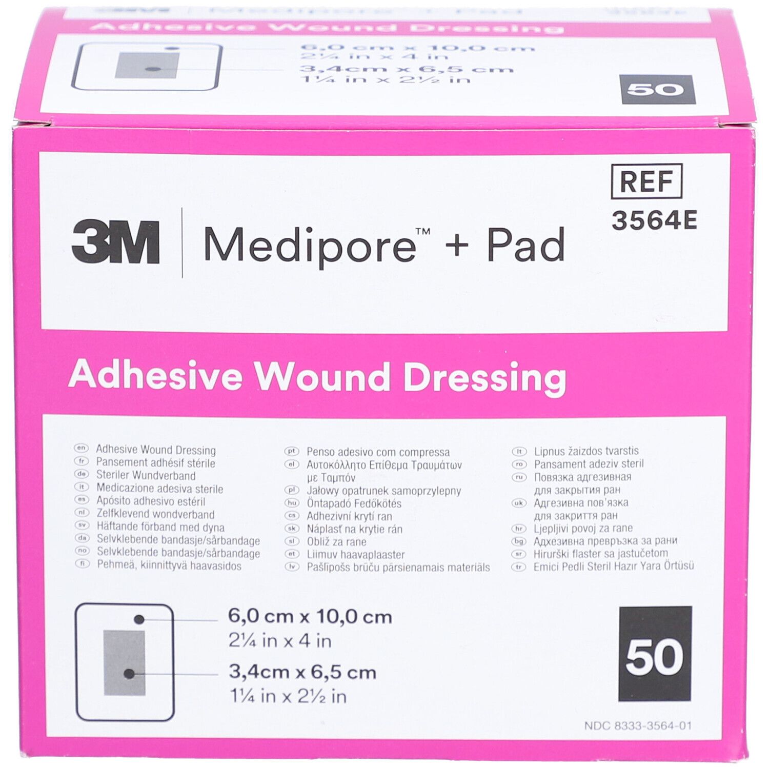 3M™ Medipore™ +Pad 6 cm x 10 cm