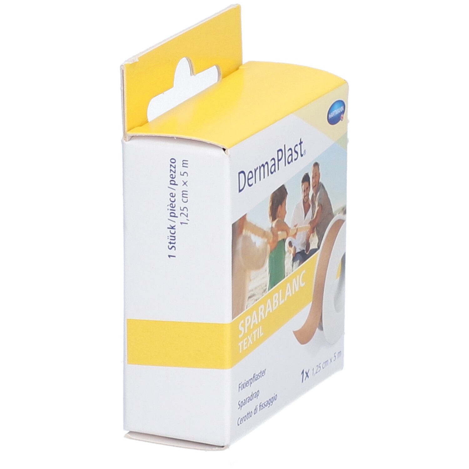 HARTMANN Dermaplast® Sparablanc Textil 1,25 cm x 5 m beige