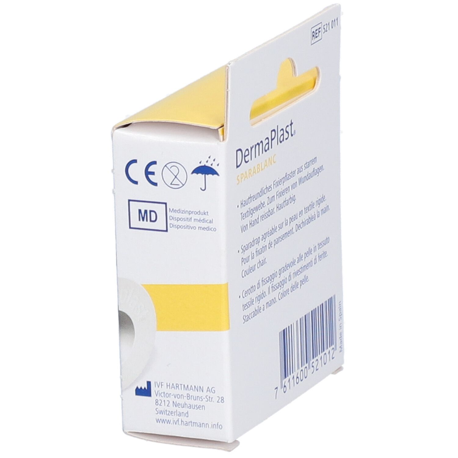 HARTMANN Dermaplast® Sparablanc Textil 1,25 cm x 5 m beige