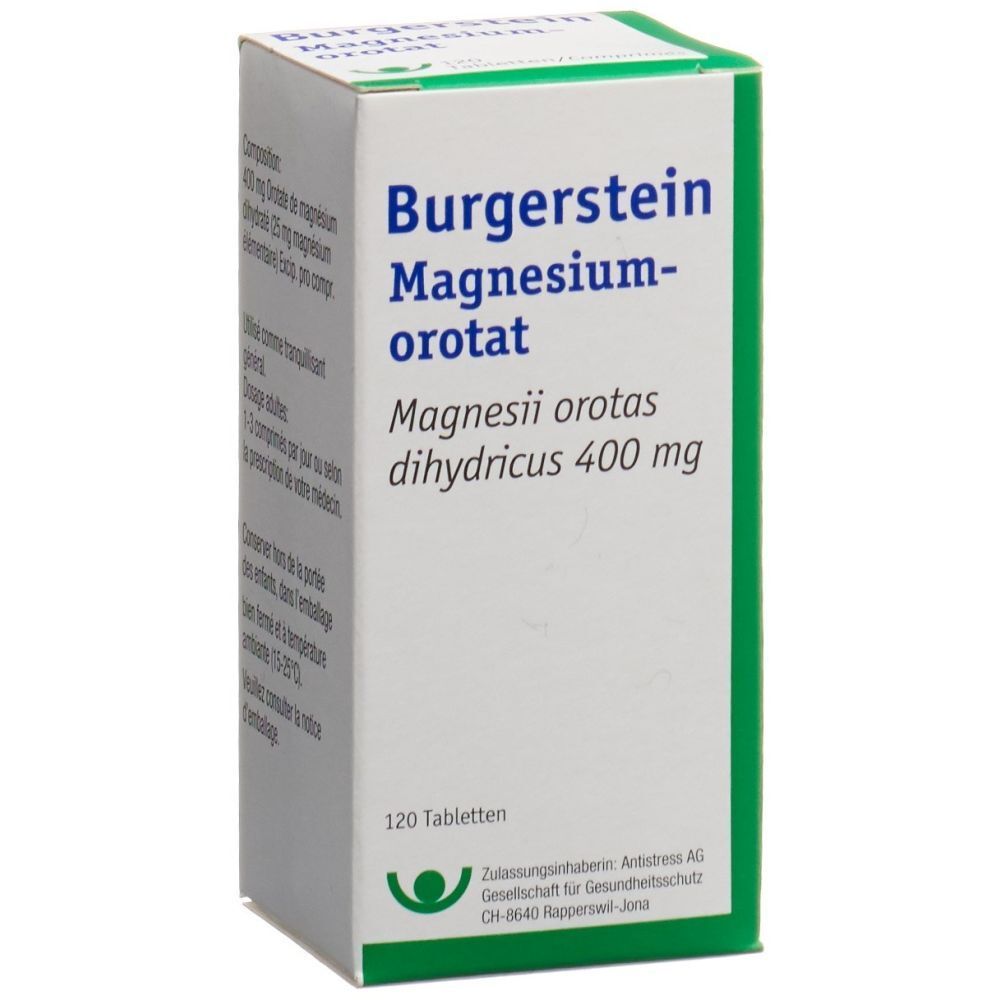 BURGERSTEIN Magnesiumorotat Tabl Ds 120 Stk