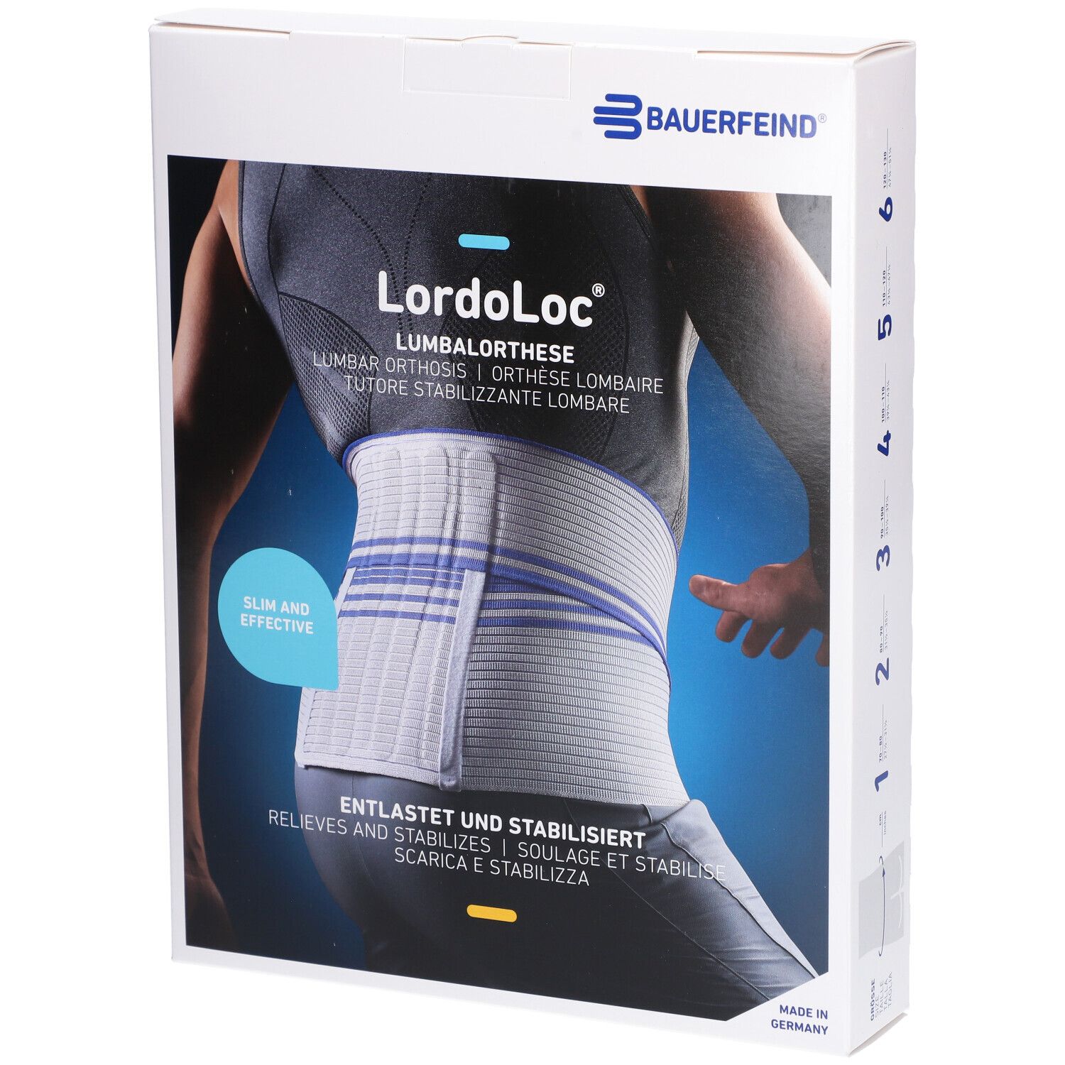 BAUERFEIND Lordoloc® Orthèse Lombaire Taille 4