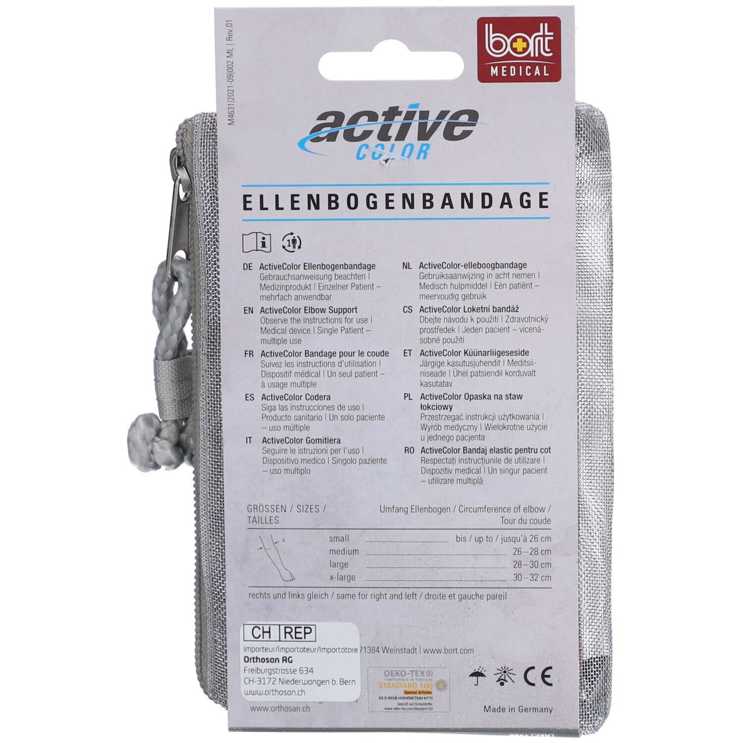 BORT ActiveColor® Ellenbogenbandage Gr. S haut