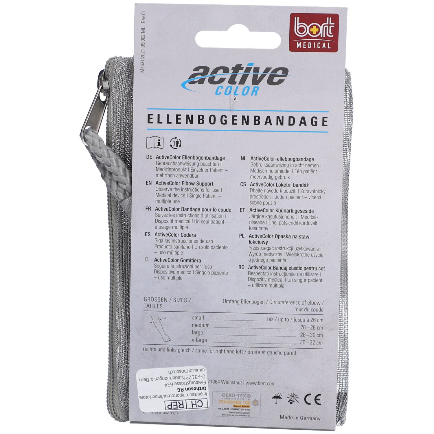 BORT ActiveColor® Ellenbogenbandage Gr. M haut