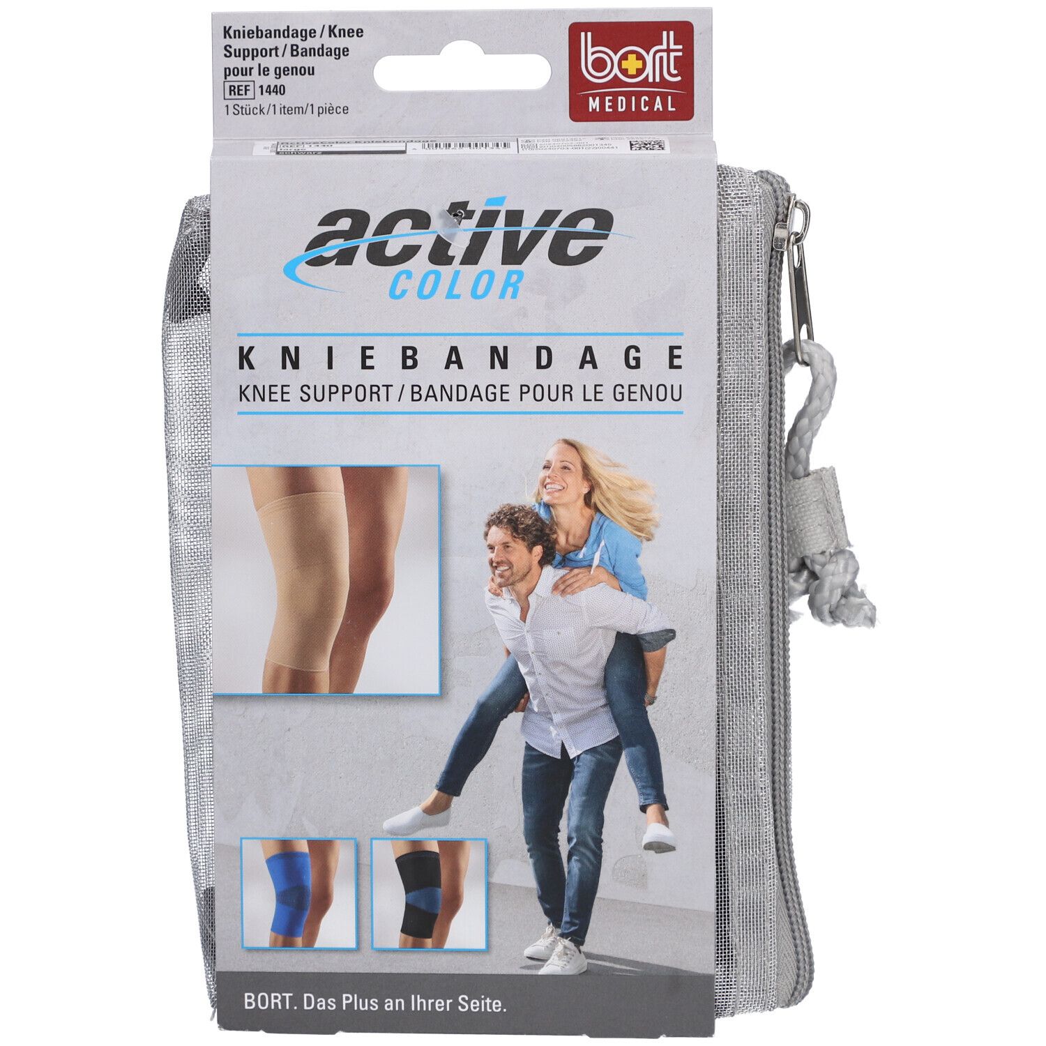 BORT ActiveColor® Kniebandage Gr. L schwarz