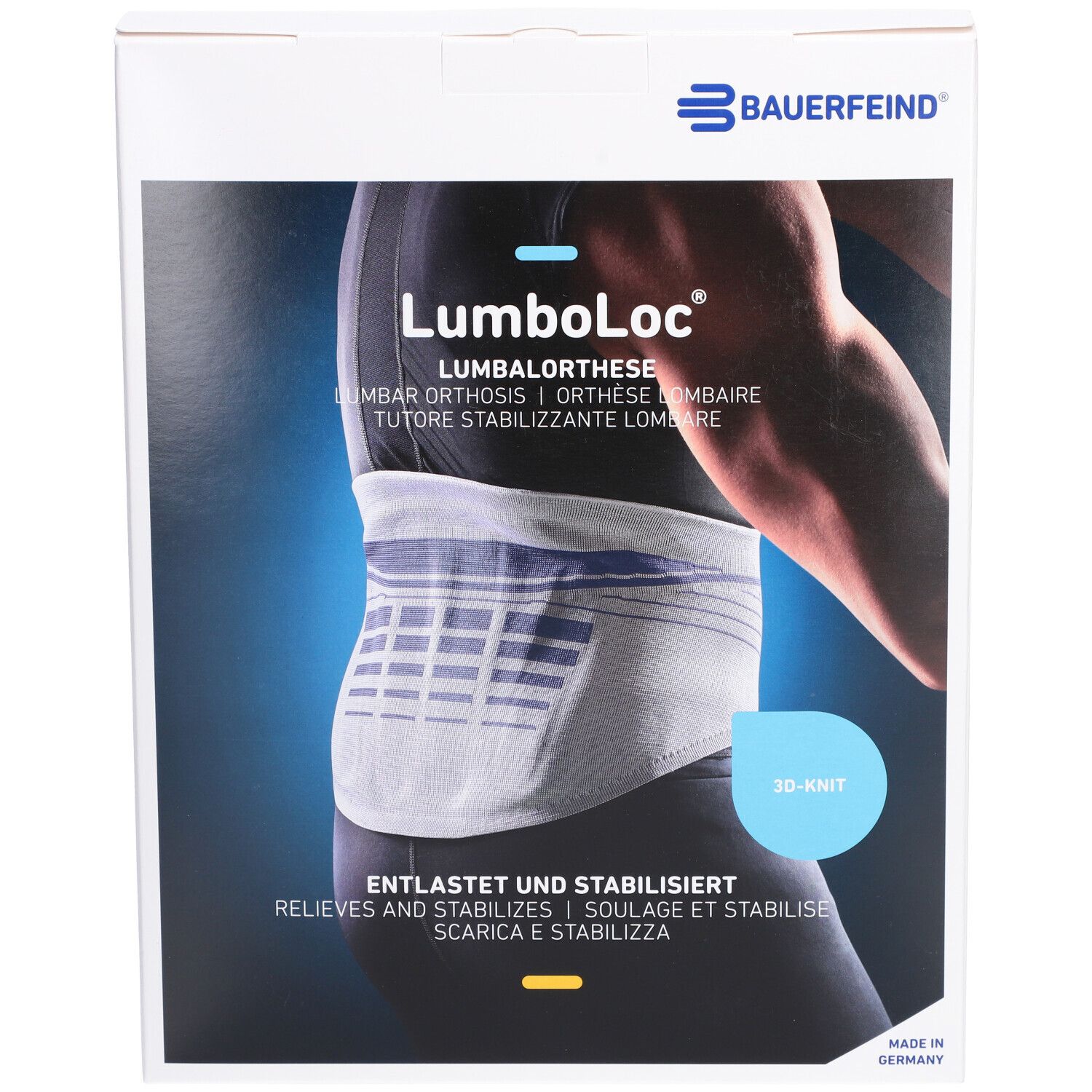 BAUERFEIND® LumboLoc® Rückenorthese Größe 3 Titan