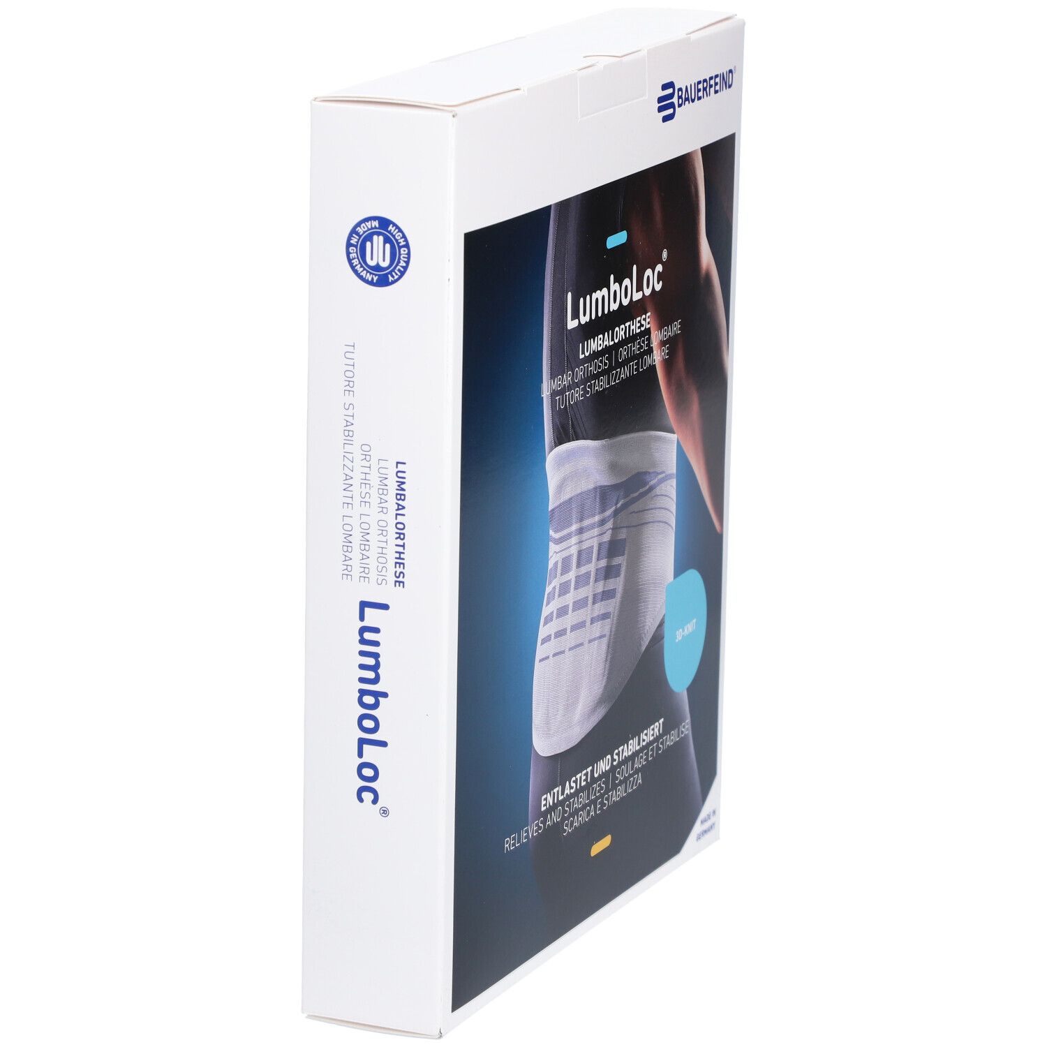 BAUERFEIND® LumboLoc® Rückenstützbandage Größe 4 Titanium