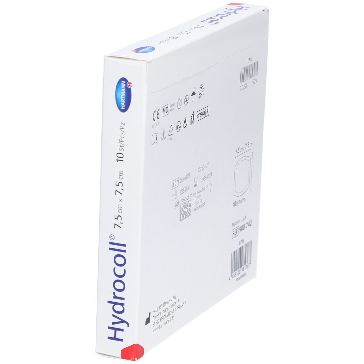 HARTMANN Hydrocoll® Sacral Pansement 7,5 x 7,5 cm