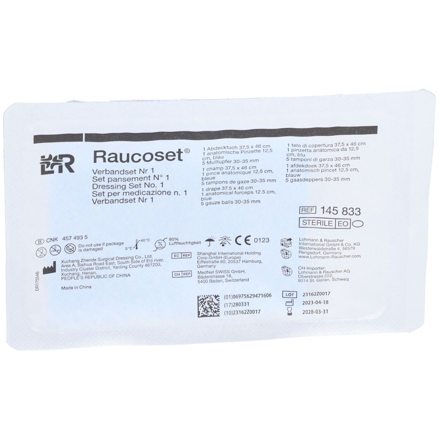 Raucoset® Set Pflaster Nr. 1 steril 1 St - Redcare Apotheke