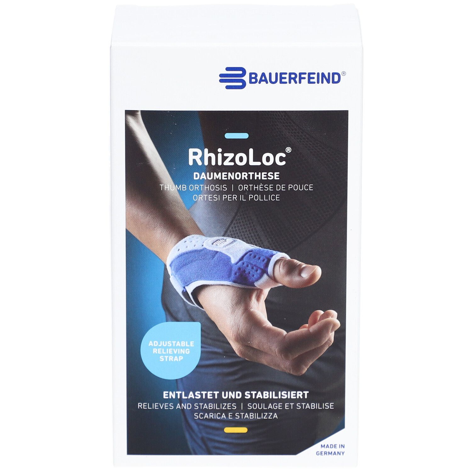 BAUERFEIND® RhizoLoc® Daumenorthese rechts Größe 1