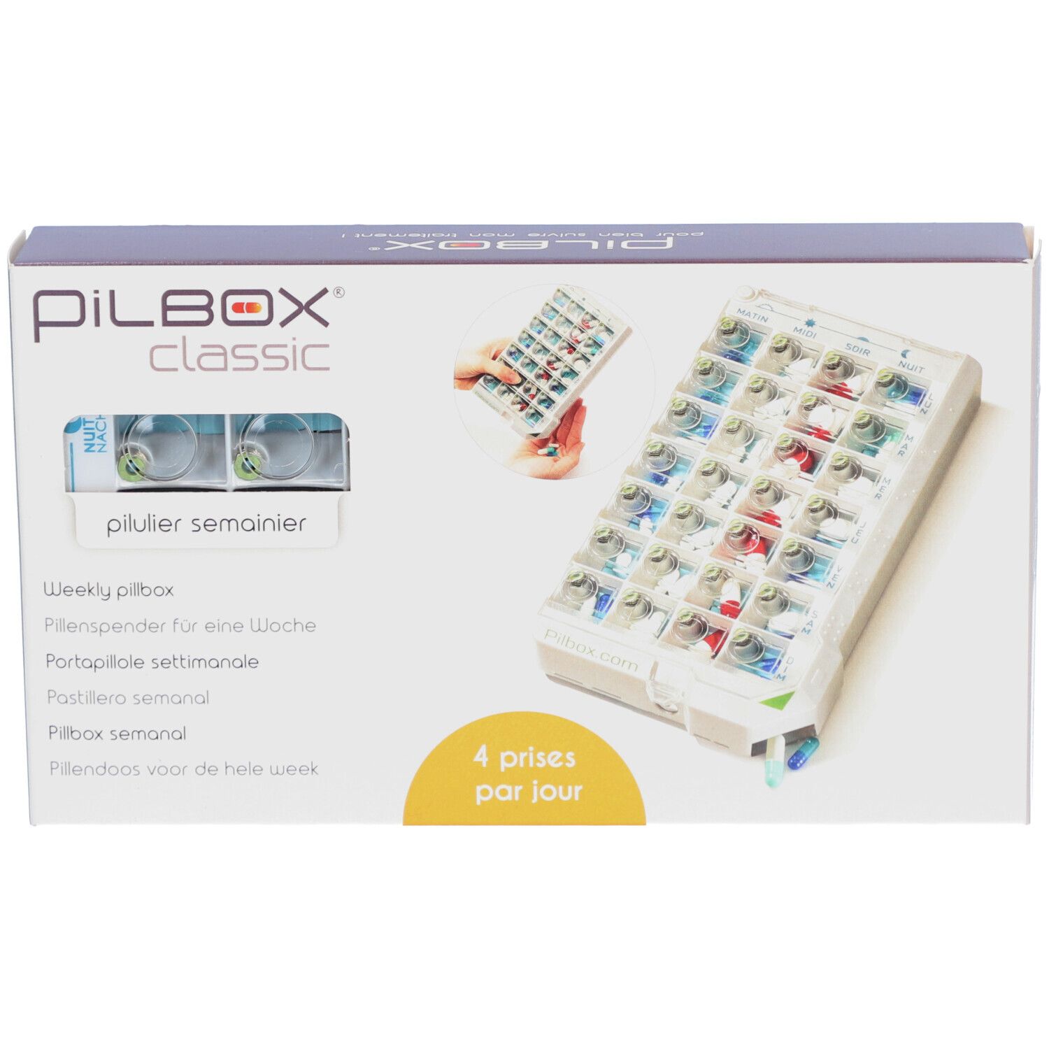 PILBOX® Classic - Pilulier semainier
