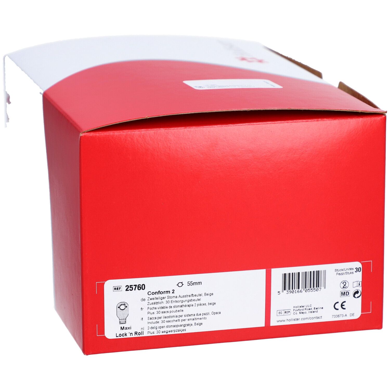 HOLLISTER CONF 2 Ileo 55mm max lock hf 30 Stk