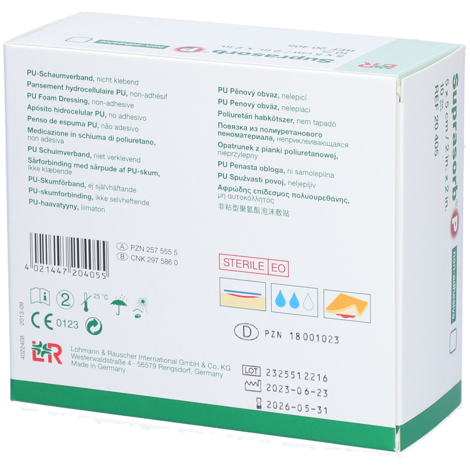 L&R Suprasorb® P 5x5cm