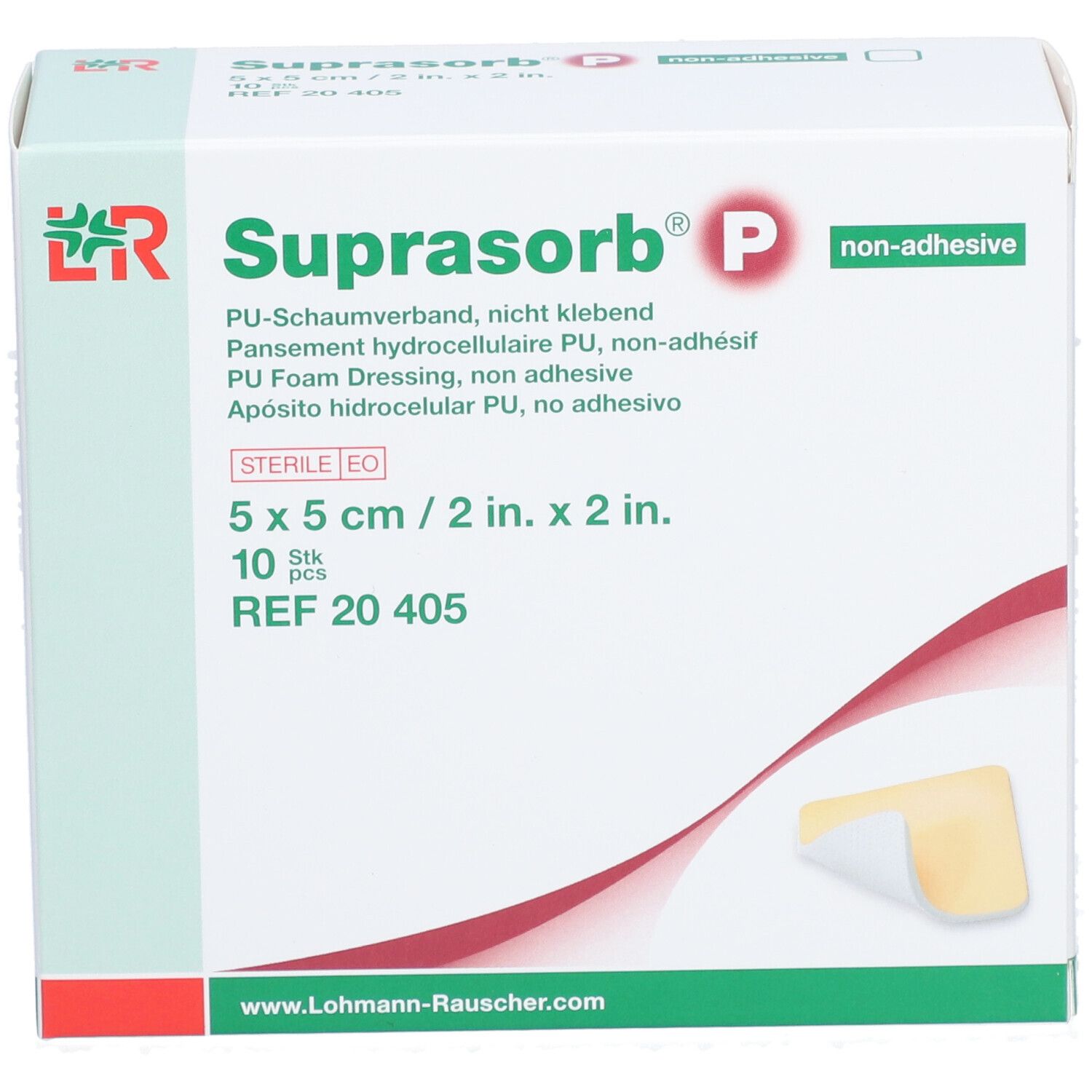 L&R Suprasorb® P 5x5cm