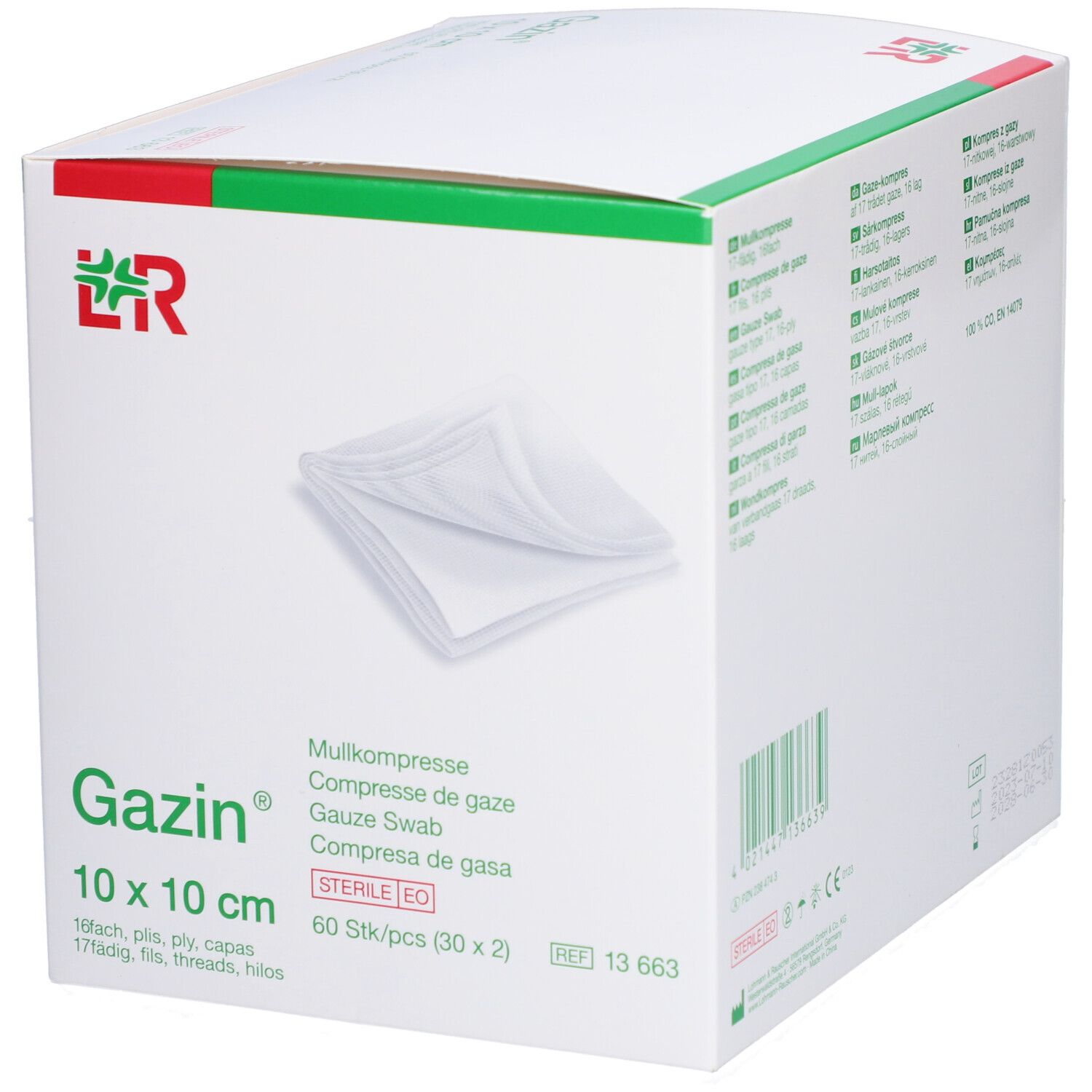 Gazin Compresses de gaze 10x10cm