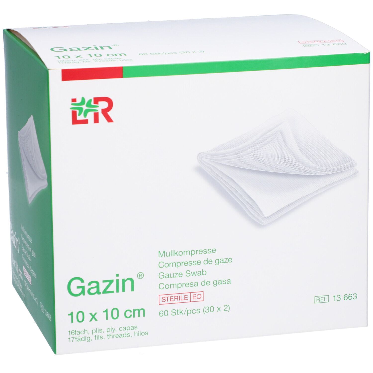 Gazin Compresses de gaze 10x10cm