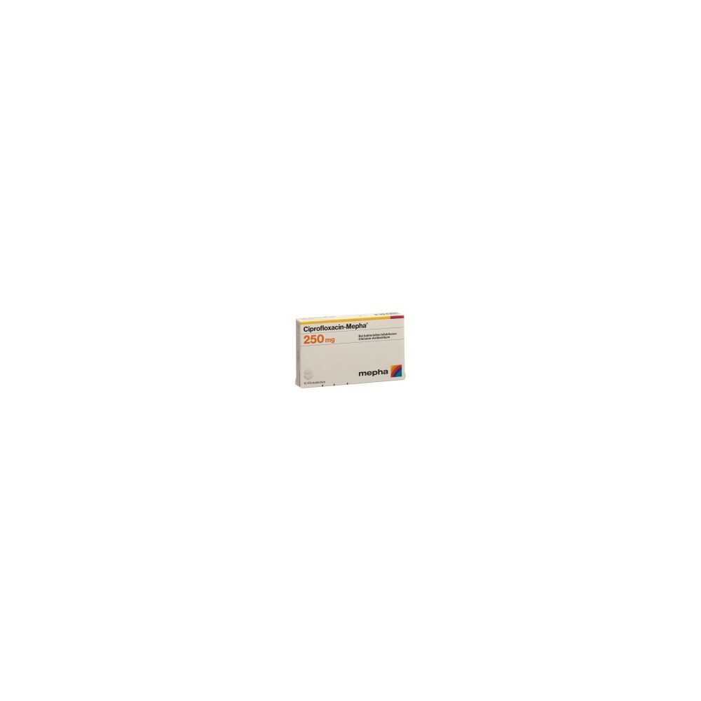 CIPROFLOXACIN Mepha Filmtabl 250 mg 10 Stk
