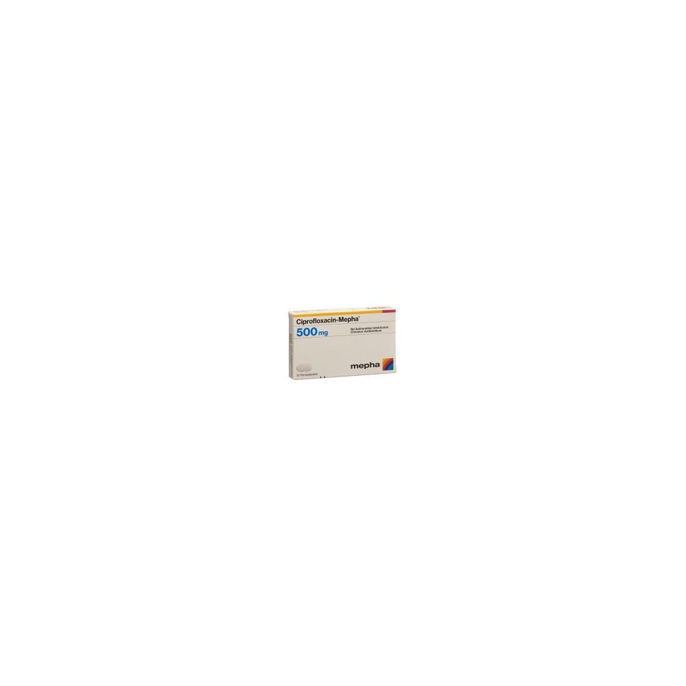 CIPROFLOXACIN Mepha Filmtabl 500 mg 10 Stk