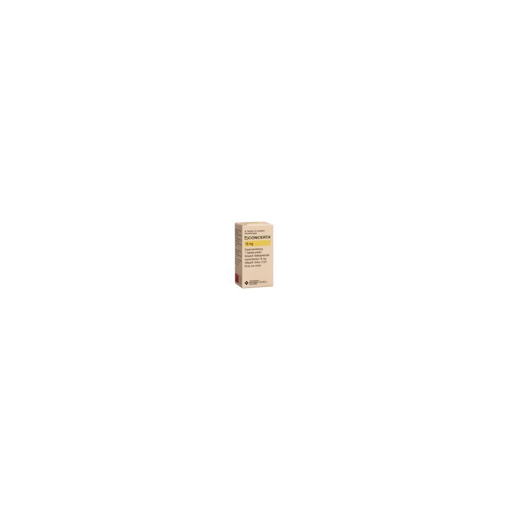 CONCERTA Ret Tabl 18 mg Fl 30 Stk