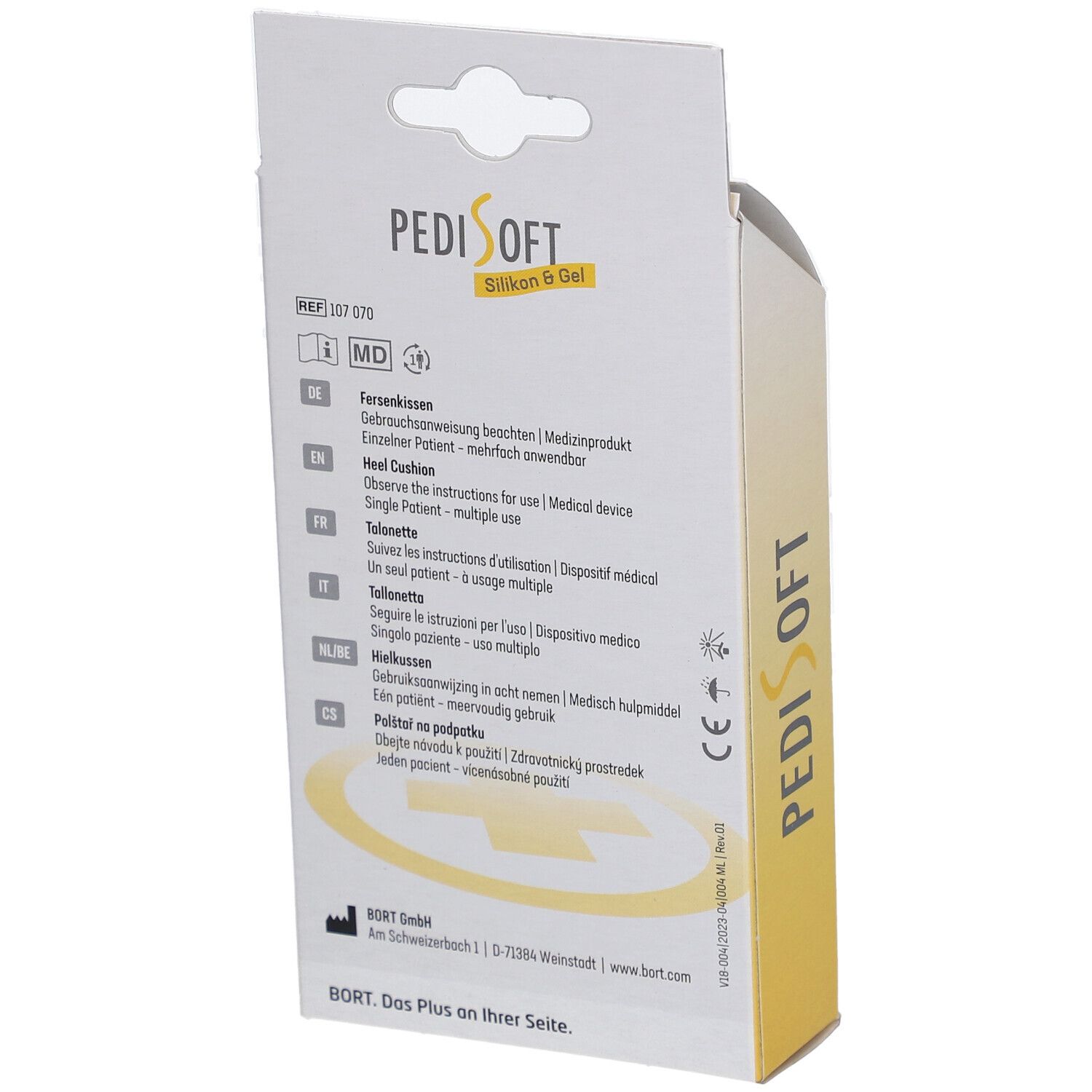 Bort PediSoft® Absatz mit SoftSpot Silikon groß