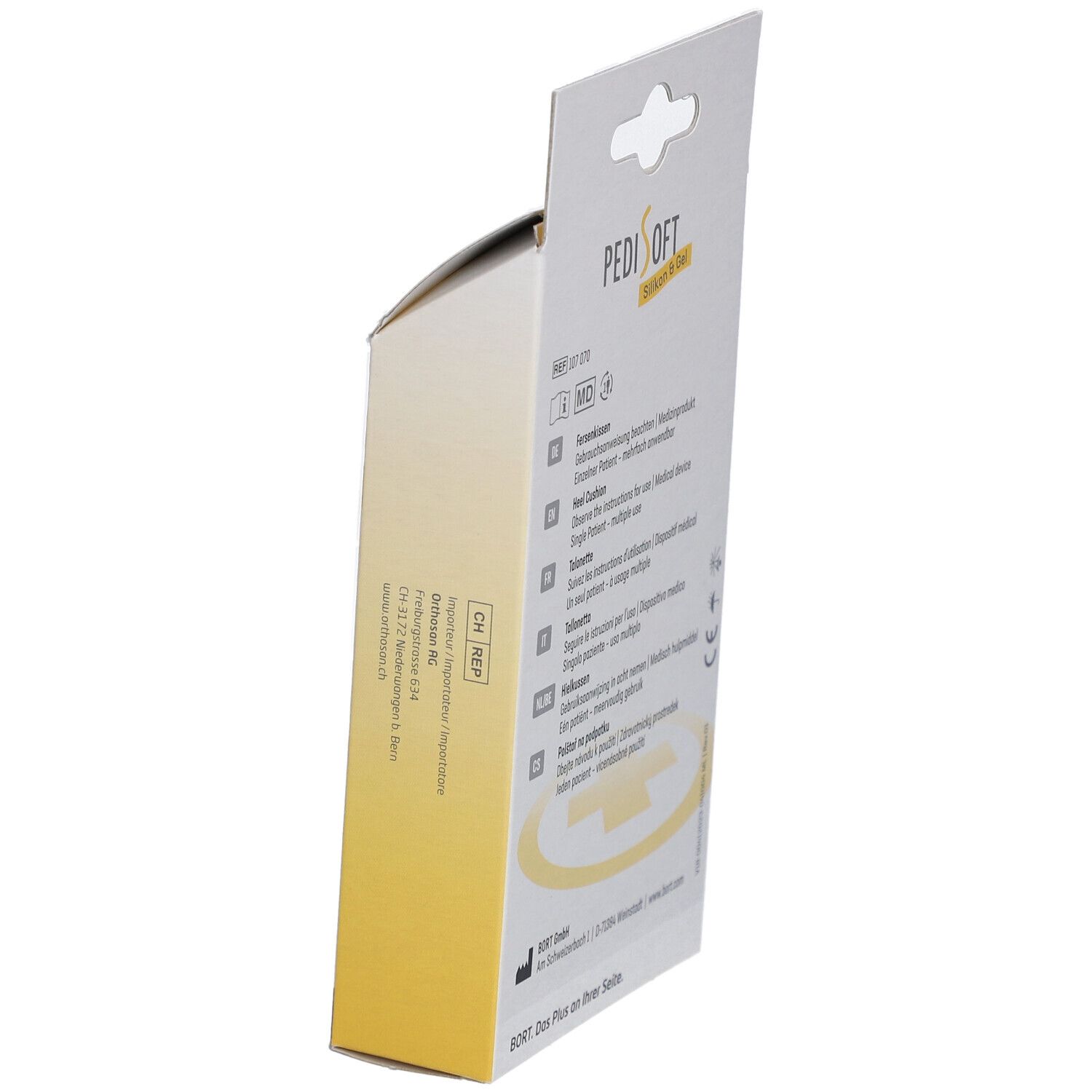 Bort PediSoft® Absatz mit SoftSpot Silikon groß