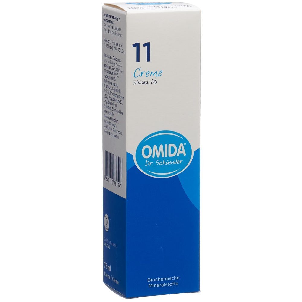 OMIDA SCHÜSSLER Nr11 Silicea Creme D 6 Tb 75 ml