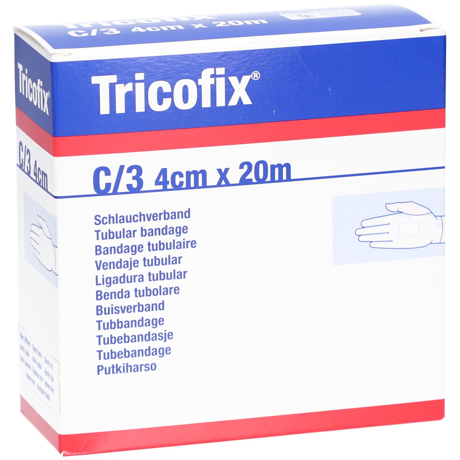 TRICOFIX Bandage tubulaire 4 cm x 20 m