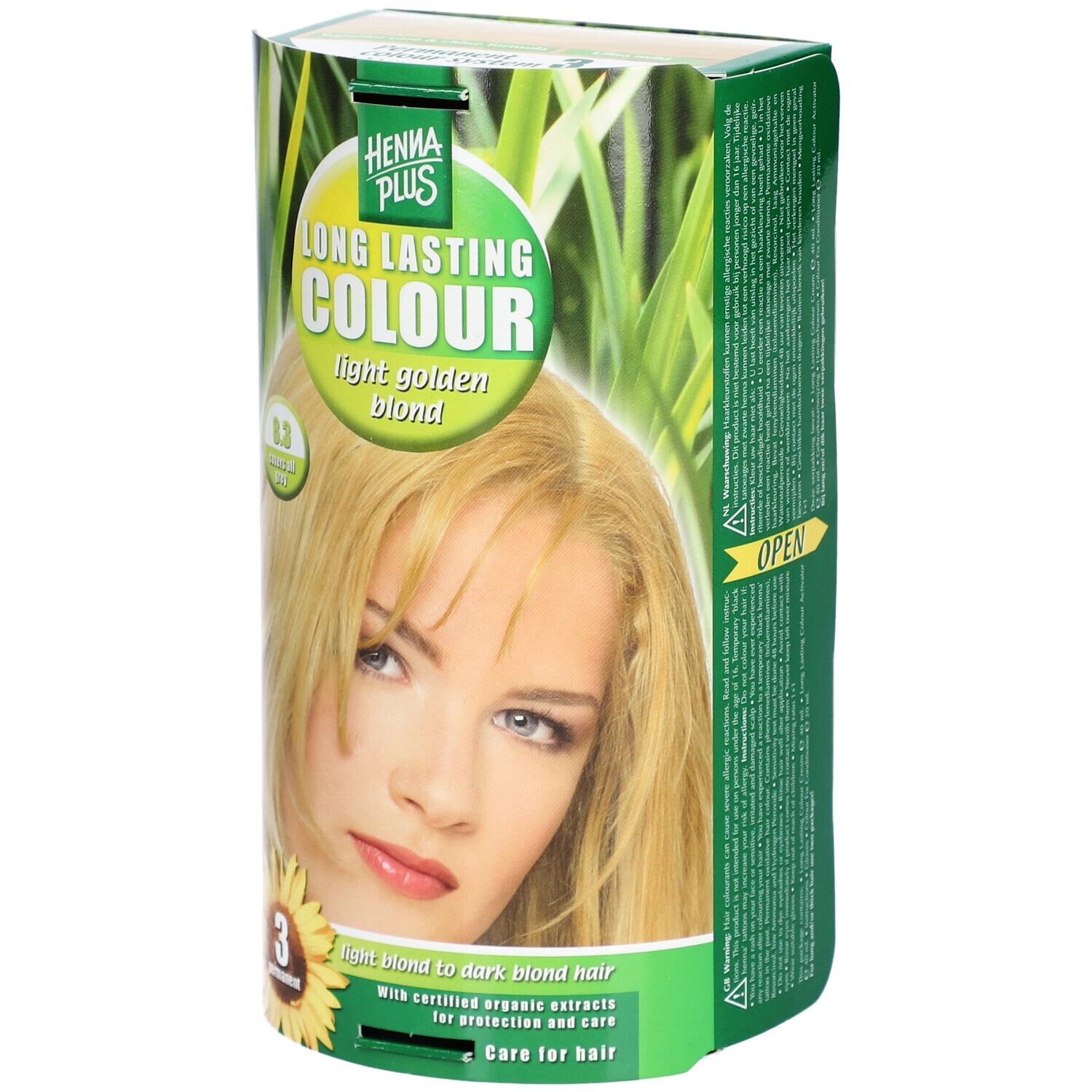 HENNA PLUS Long Lasting Colour 8.3 Blond Doré