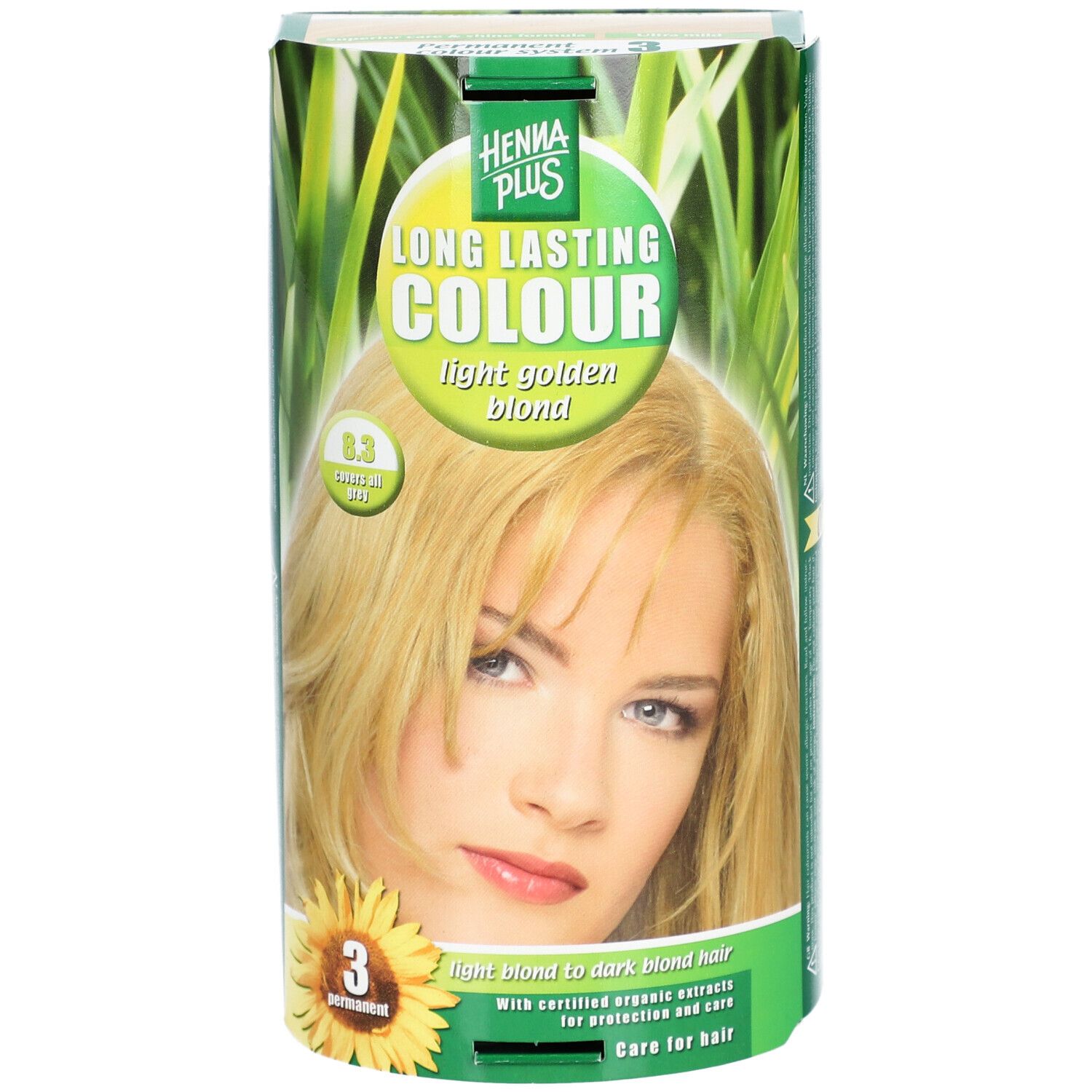 HENNA PLUS Long Lasting Colour 8.3 Blond Doré
