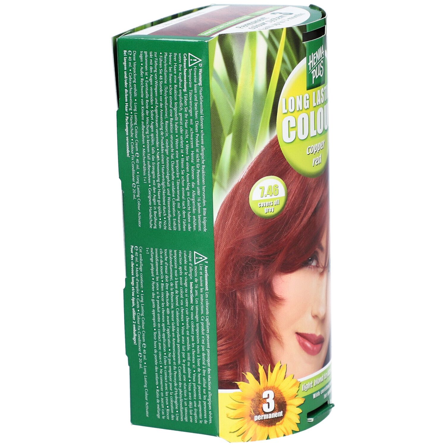 HENNA PLUS Long Last Colour 7.46 copper red