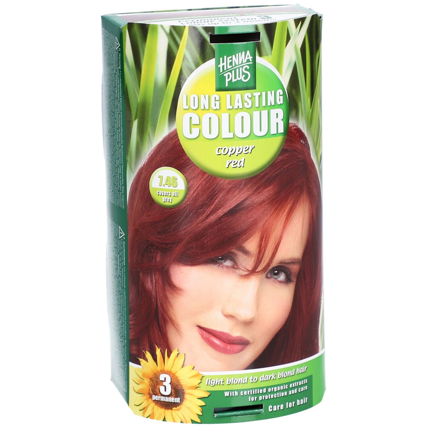 HENNA PLUS Long Last Colour 7.46 copper red