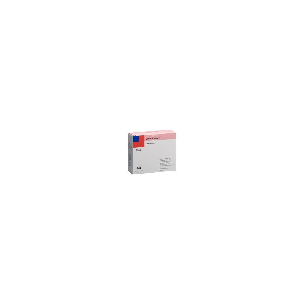 EPHEDRIN Streuli Inj Lös 50 mg/ml 10 Amp 1 ml