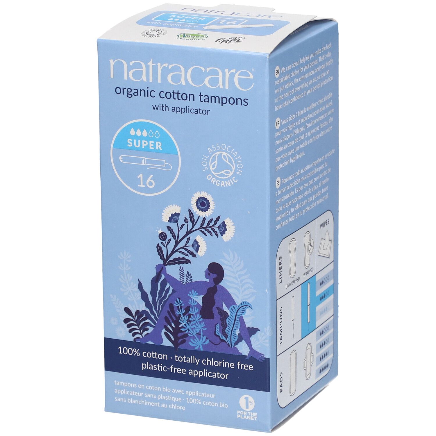 NATRACARE Tampons avec applicateur super