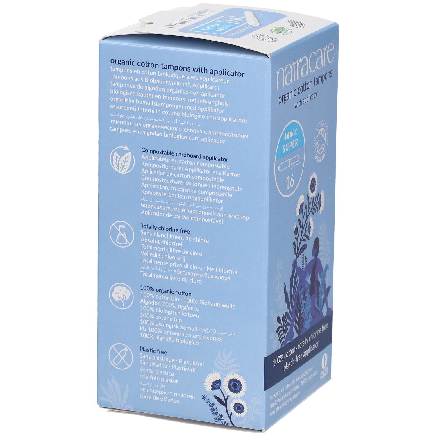 NATRACARE Tampons avec applicateur super