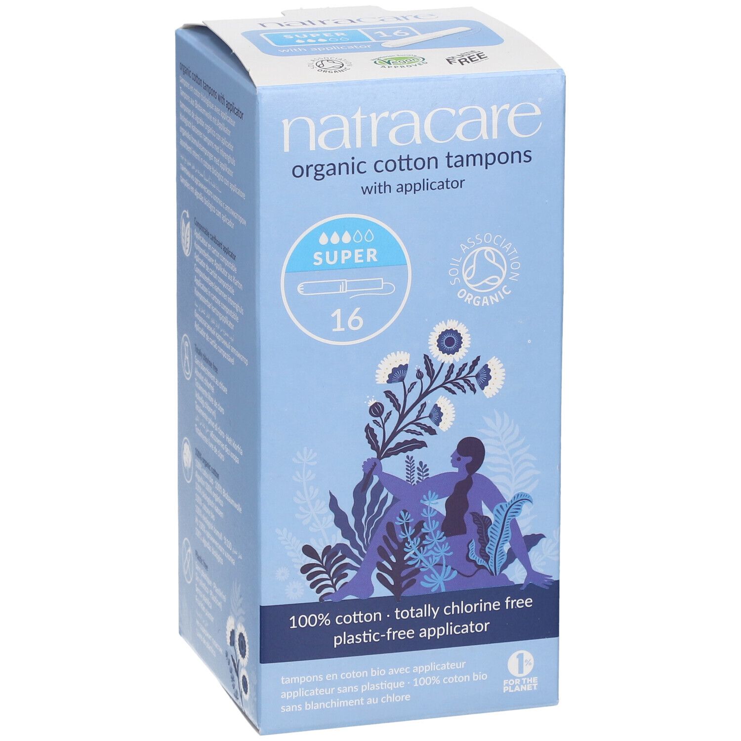 NATRACARE Tampons avec applicateur super