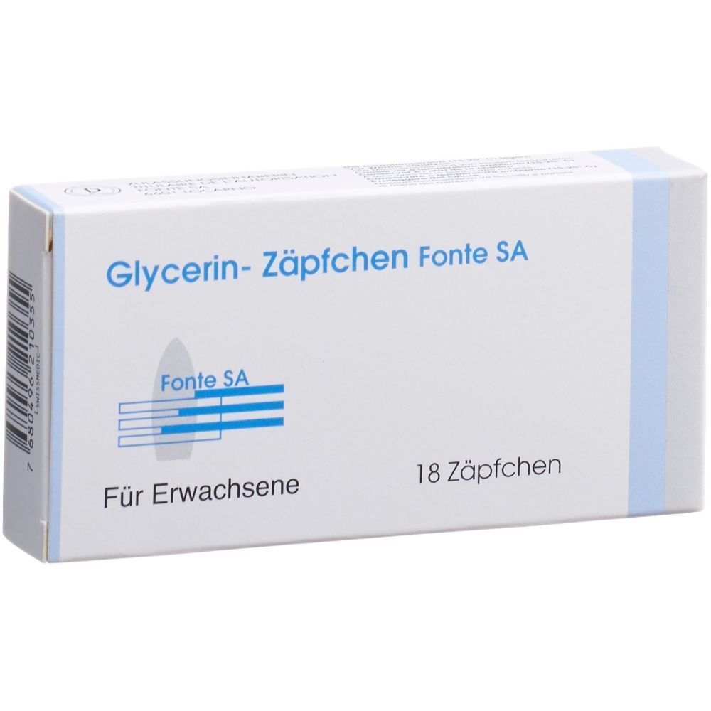GLYCERINZÄPFCHEN Fonte Erw 18 Stk