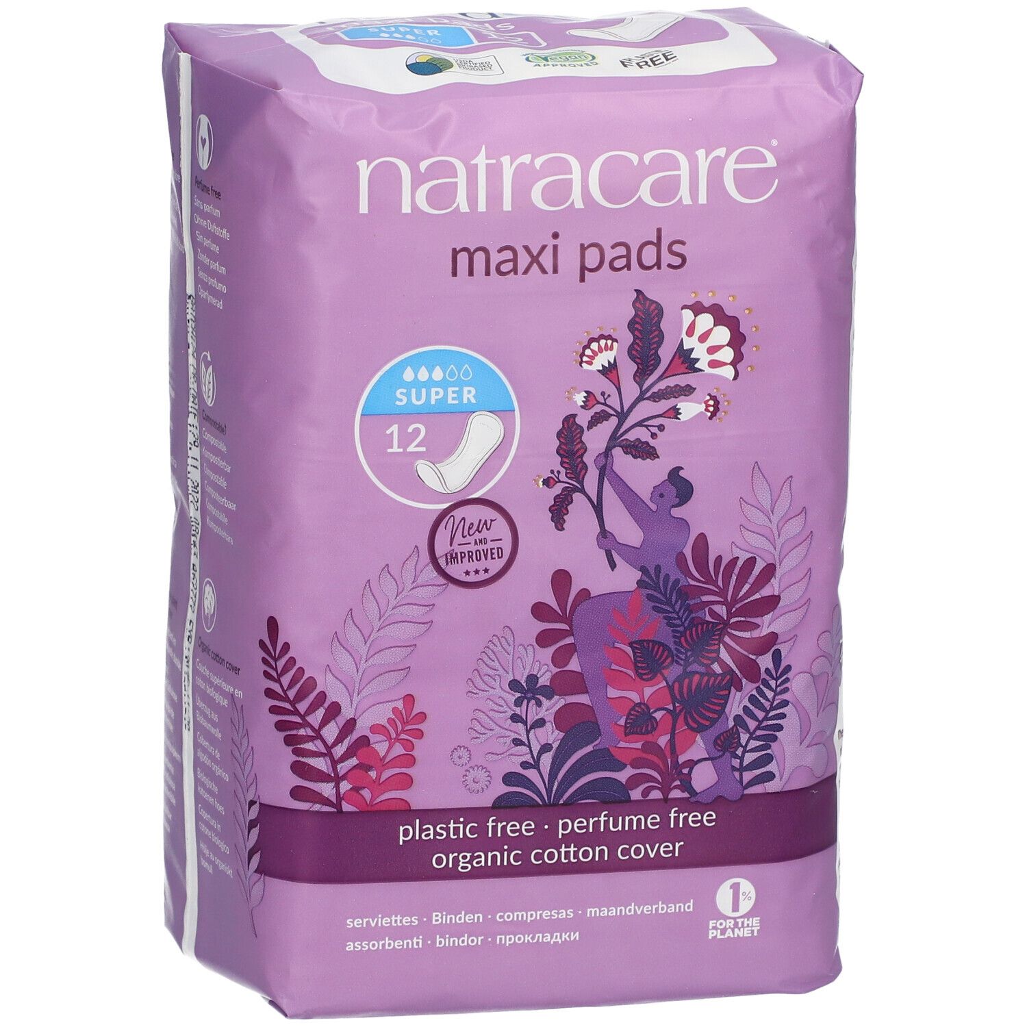 NATRACARE Maxi pads, serviette hygiènique Super