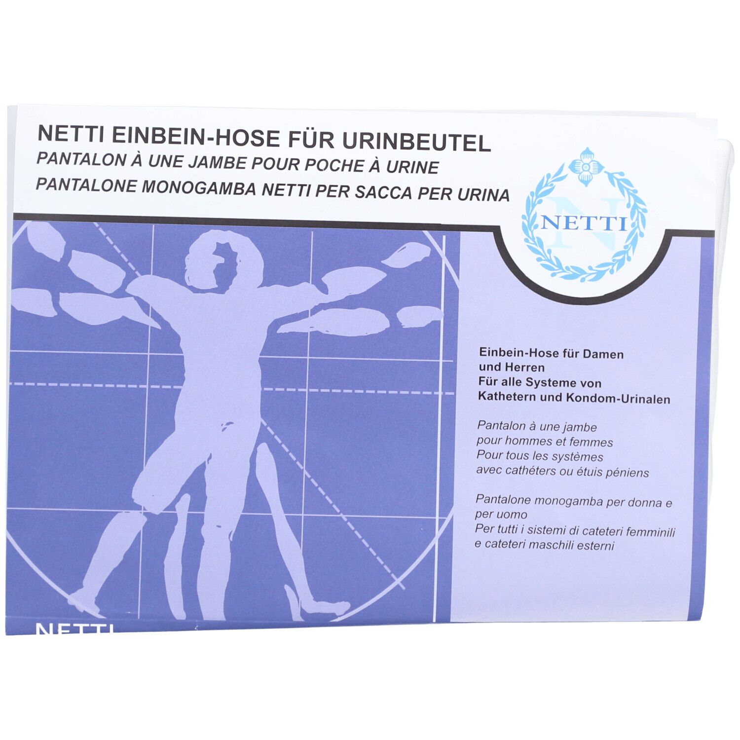 NETTI Ein Bein Hose M Damen/Herren