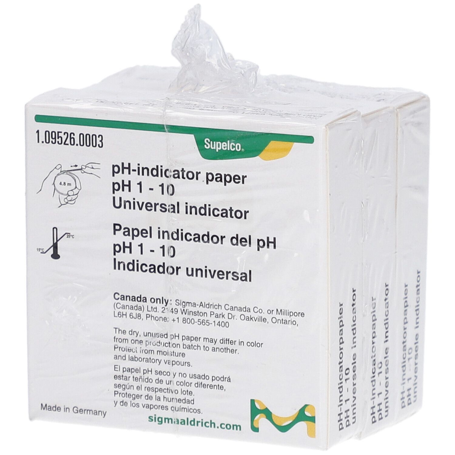 MERCK Indikator Papier Rolle pH 1-10