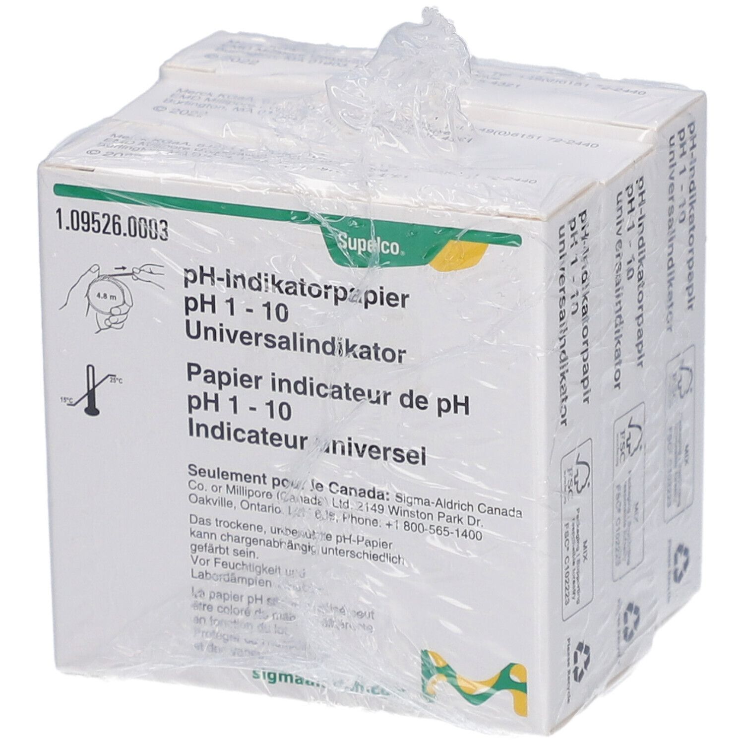 MERCK Indikator Papier Rolle pH 1-10