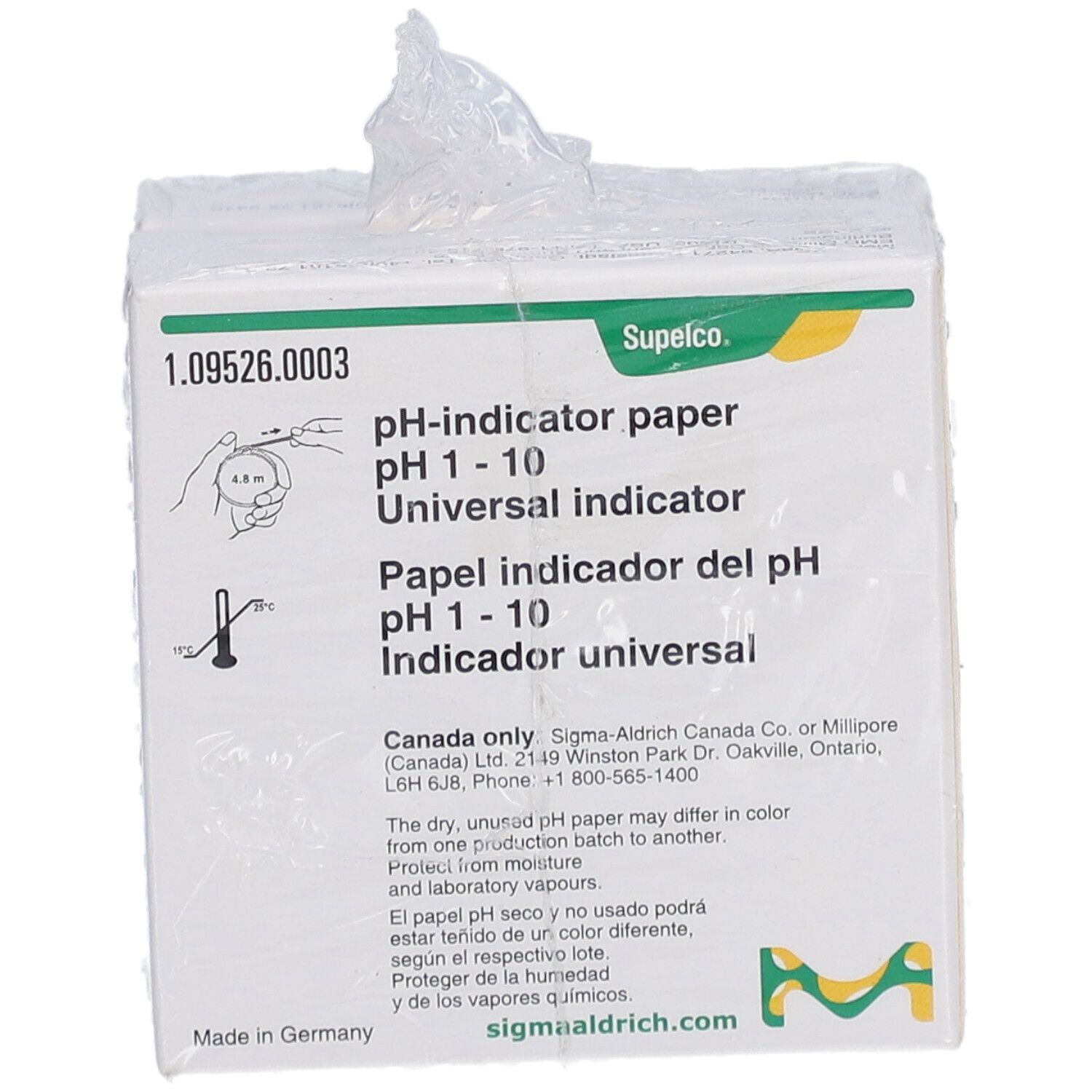 MERCK Indikator Papier Rolle pH 1-10