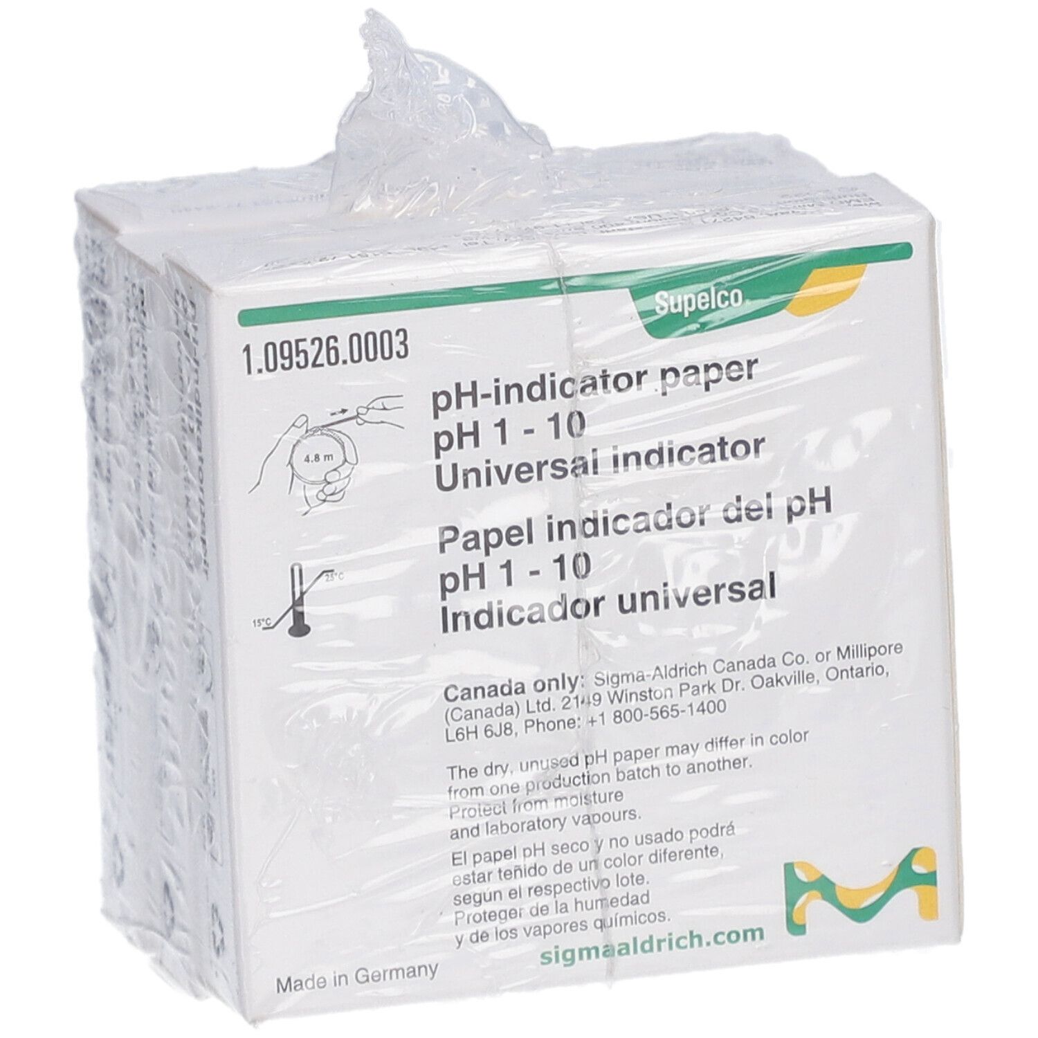 MERCK Indikator Papier Rolle pH 1-10