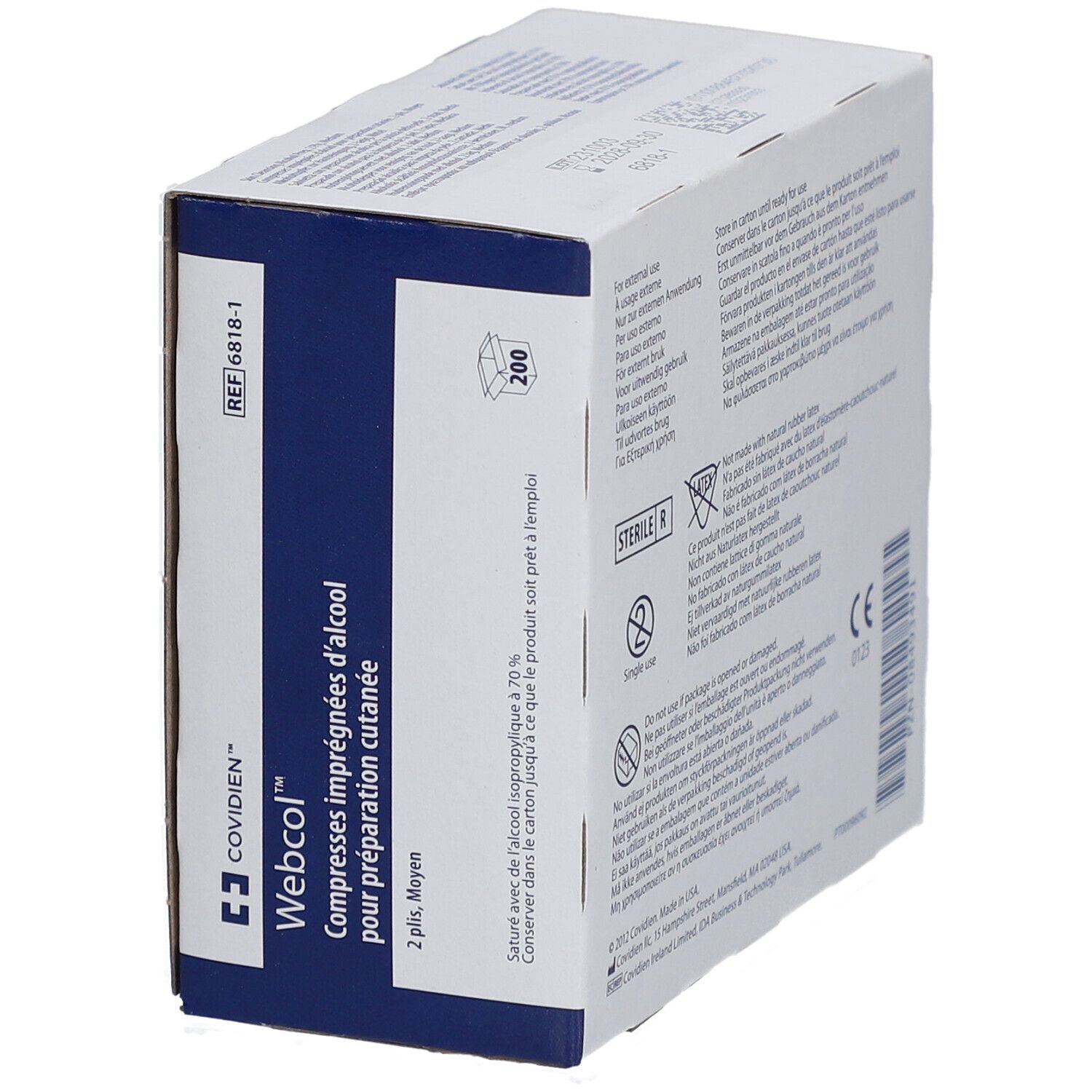 Webcol™ Skin Cleansing Alcohol Prep