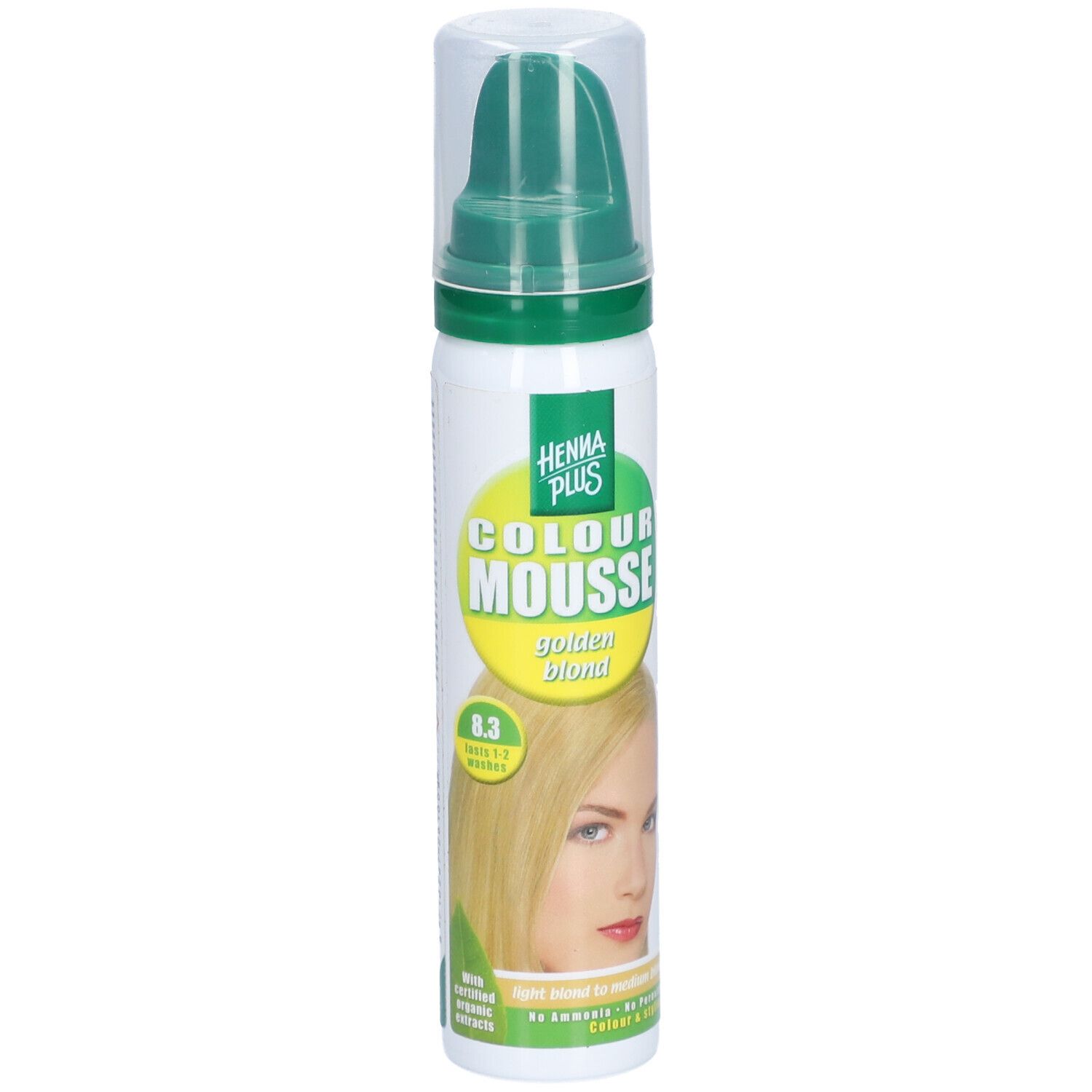 HENNA PLUS Colour Mousse Golden blond 8.3