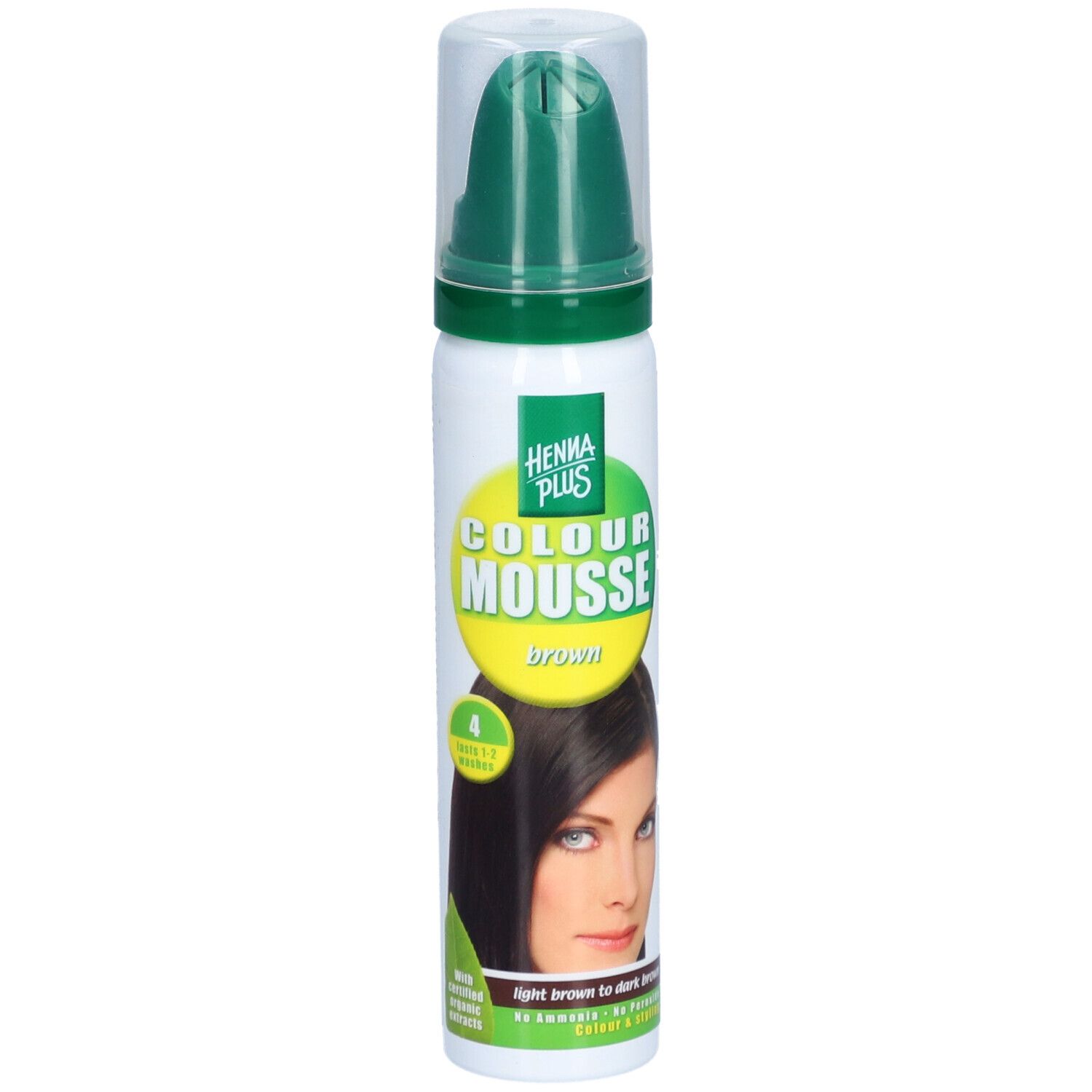 HENNA PLUS Colour Mousse Brown 4