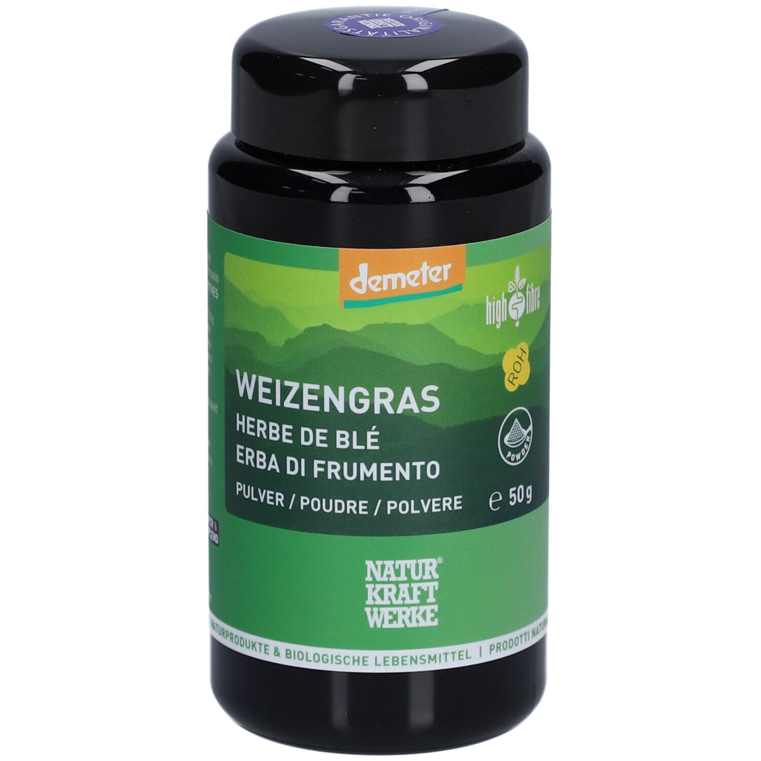 NATURKRAFTWERKE Demeter-Weizengraspulver