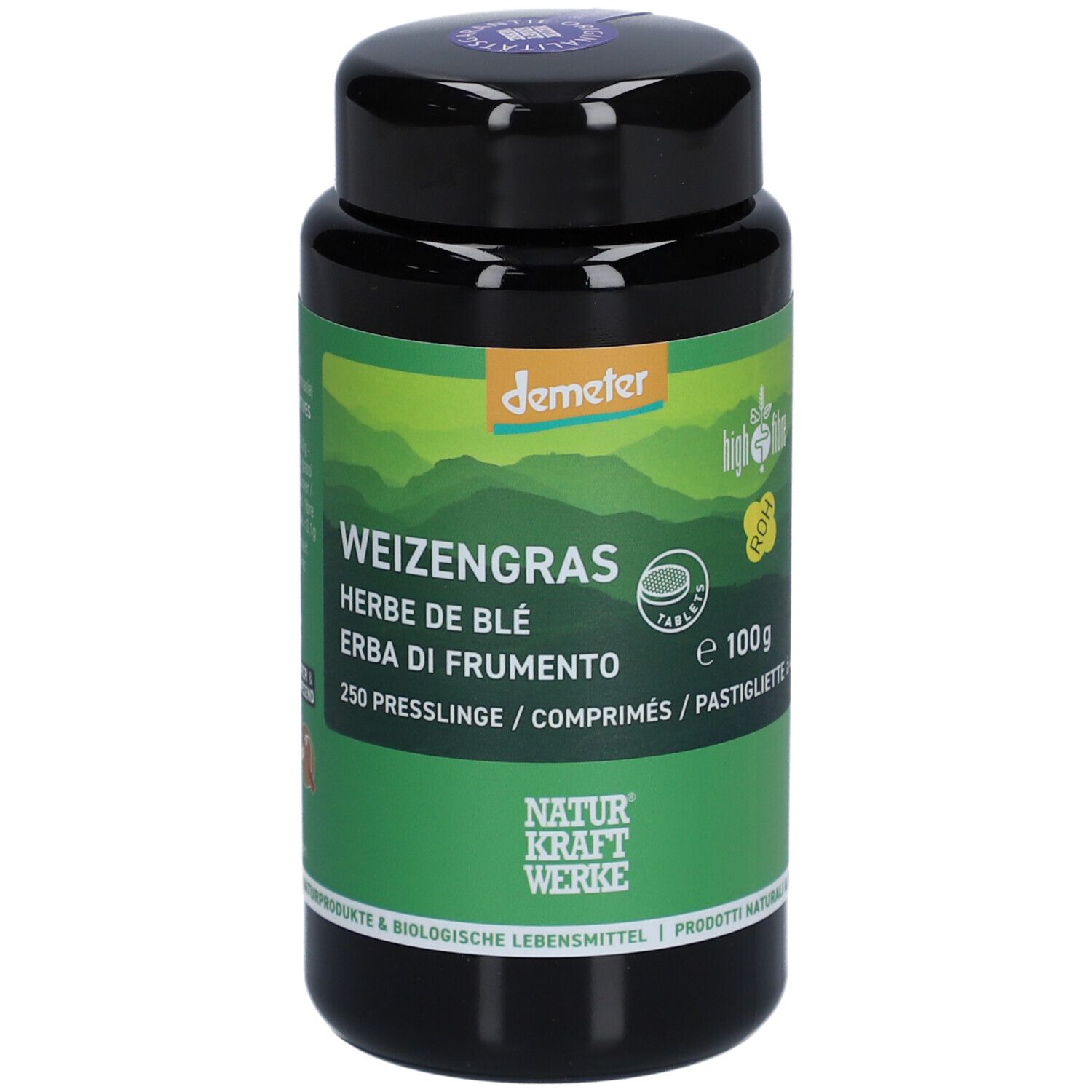 NATURKRAFTWERKE Gepresstes Demeter-Weizengras