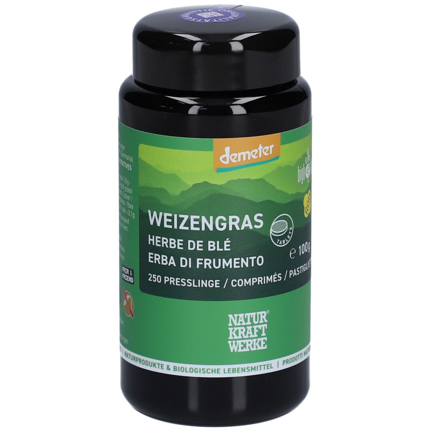 NATURKRAFTWERKE Gepresstes Demeter-Weizengras