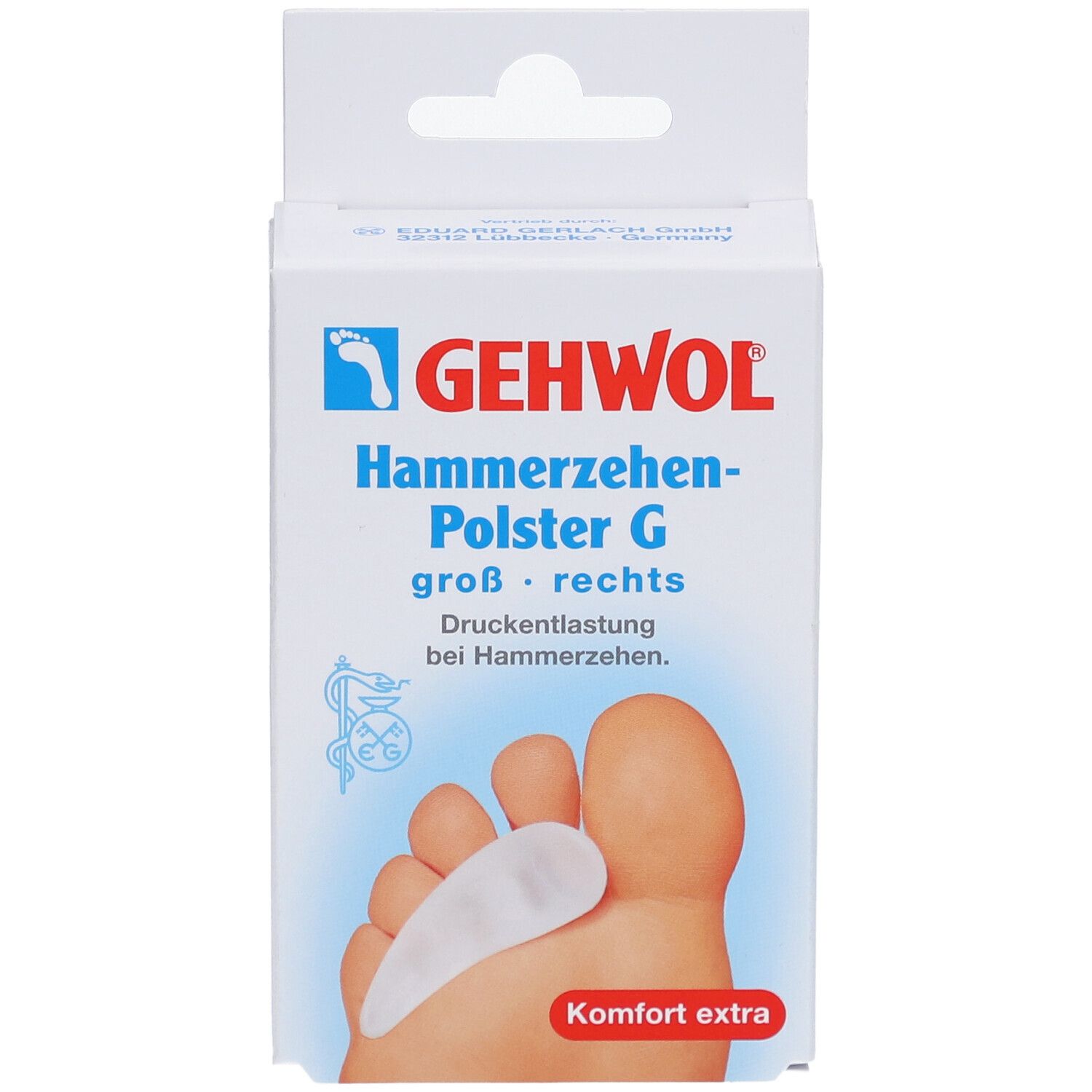 GEHWOL Coussin orteils en marteau G grand