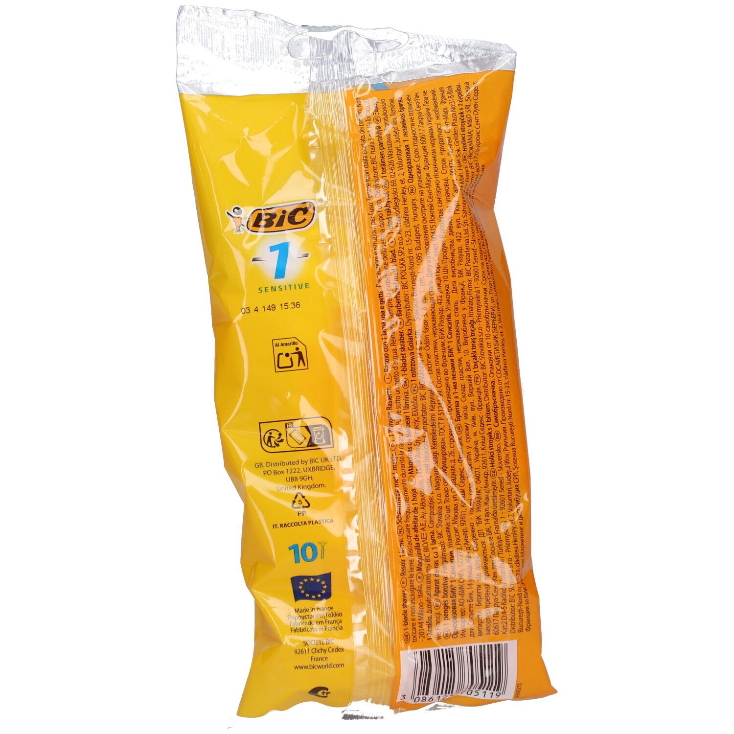 BiC® 1 Sensitive Rasoir jetable une lame