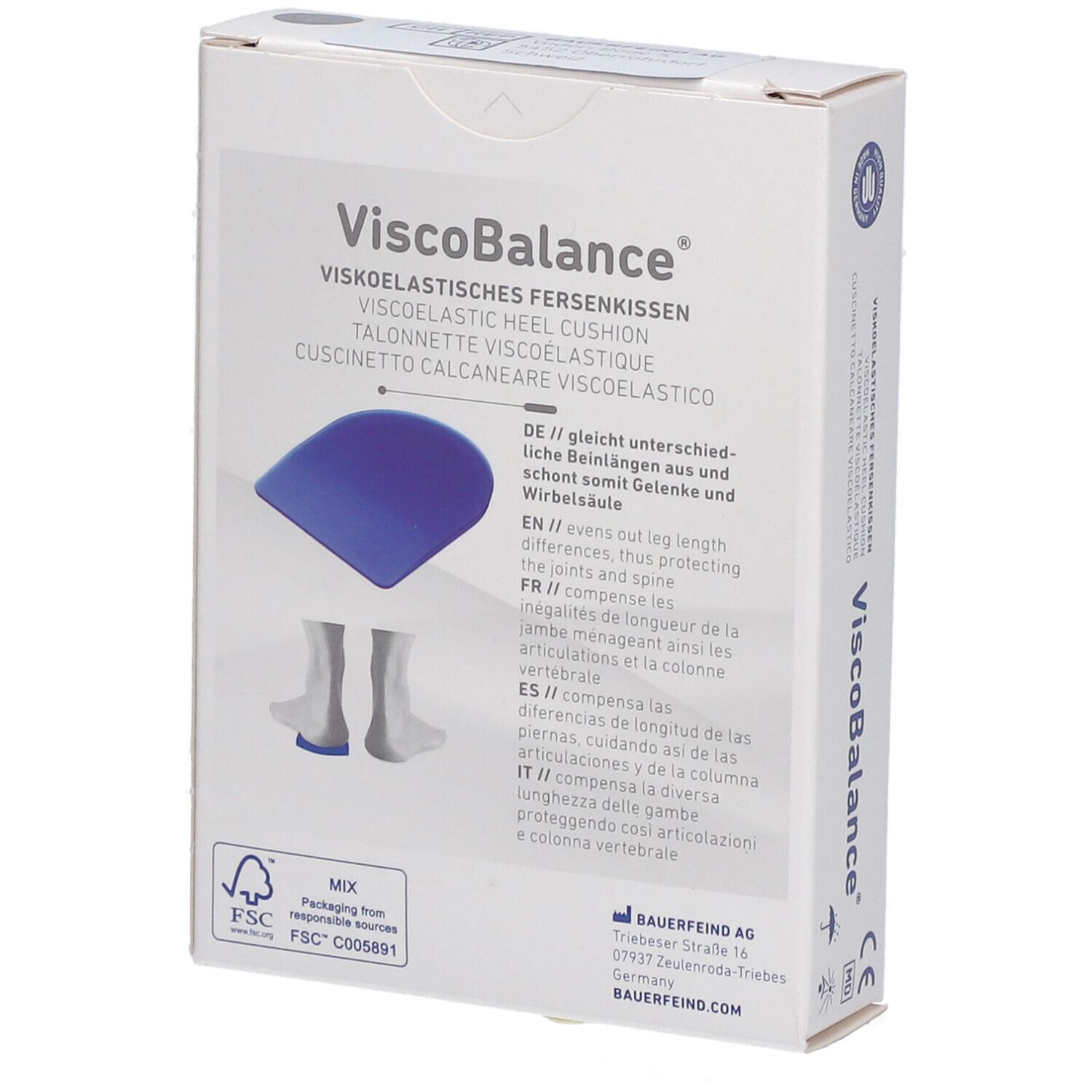 VISCOBALANCE Talonnette Silikon Taille 2 5mm